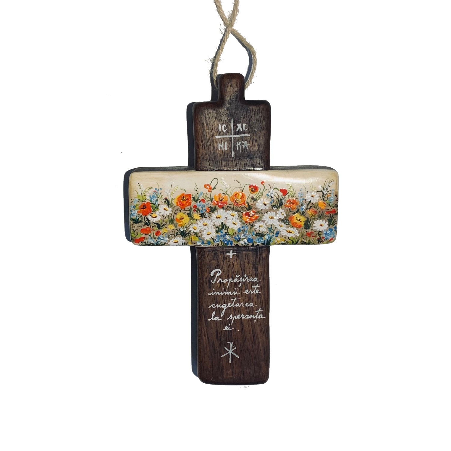 Cruce din lemn de nuc 9_wood cross_icon_hand made_traditional_RafGallery_romanian_art_VR_gallery_shop_360